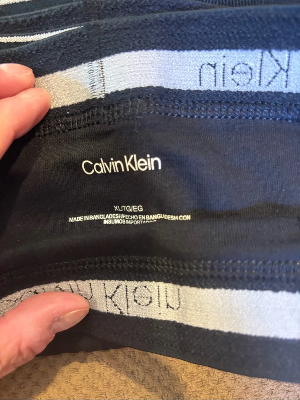 Calvin Klein Men’s Boxer Briefs 7 Pack XL Black Gray White NWT